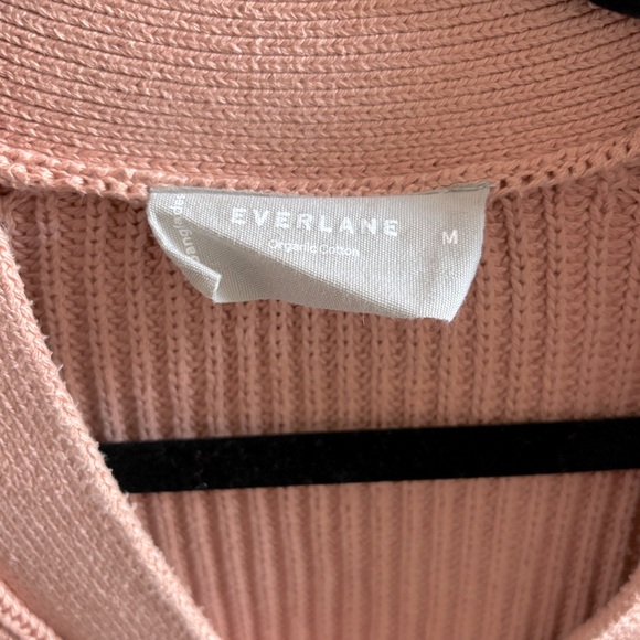 Everlane Organic Cotton Cardigan - Blush Pink - Picture 5 of 5